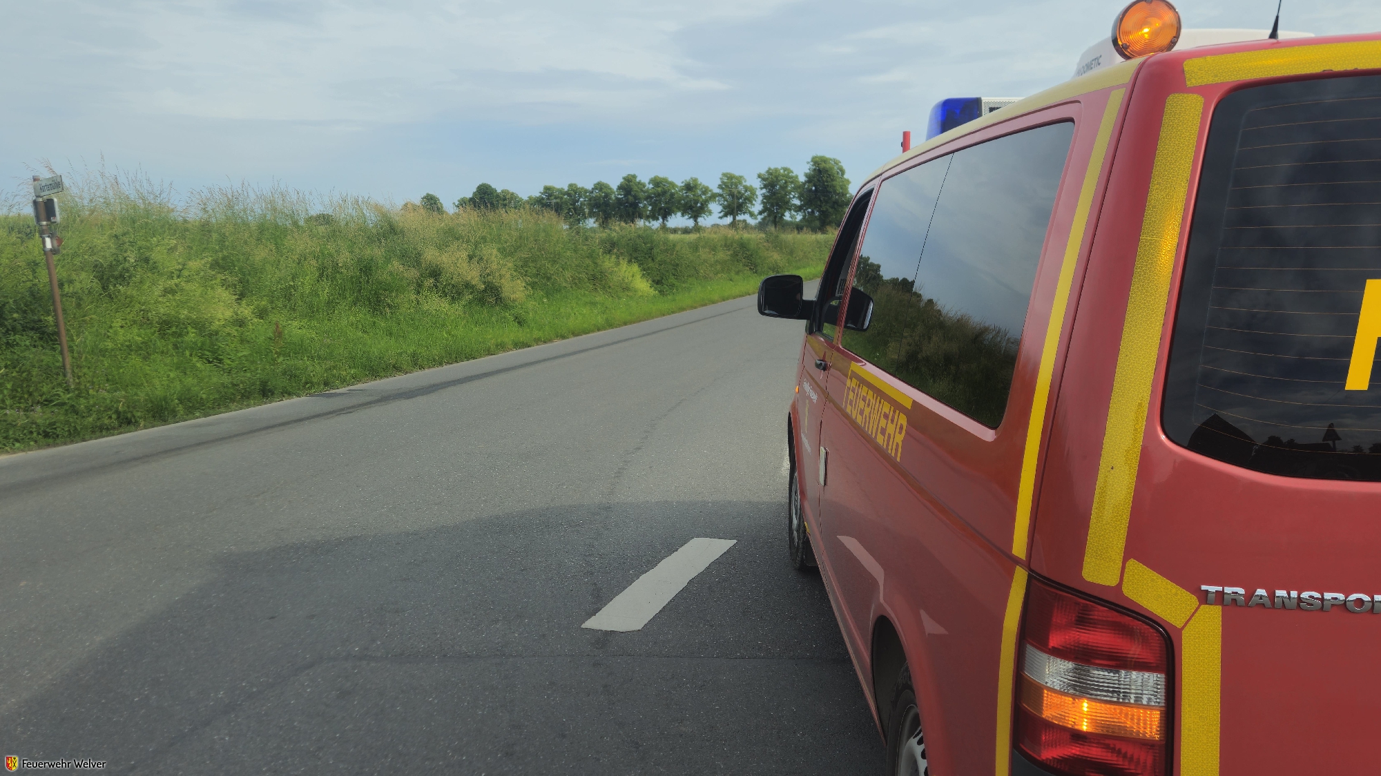 Betriebsstoffe auf Fahrbahn 