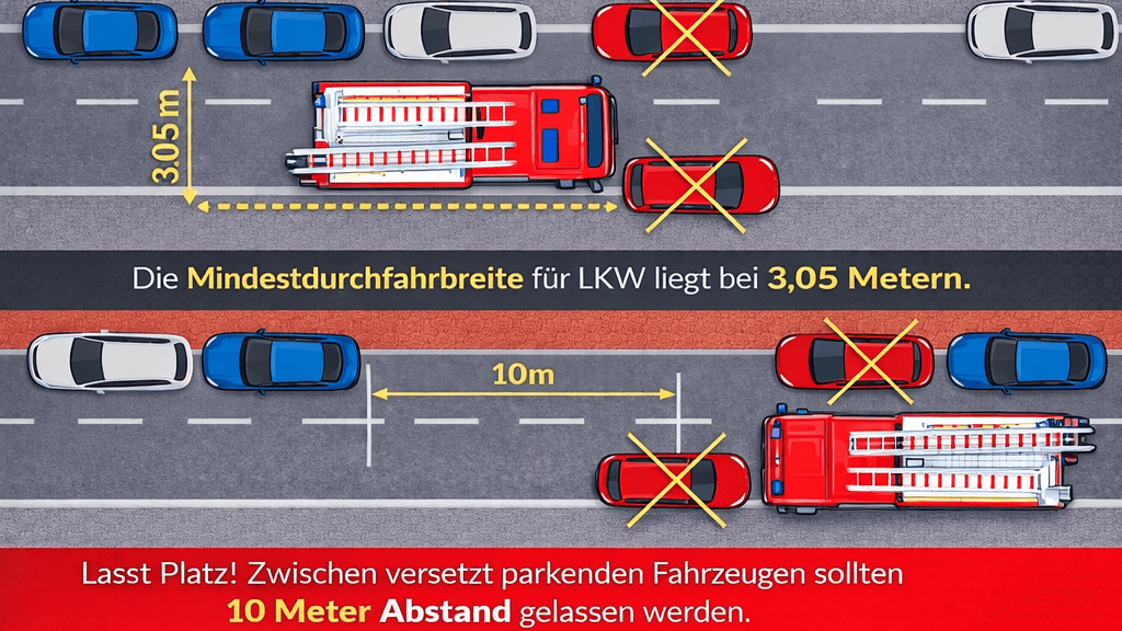 Rettungswege - Freihalten!